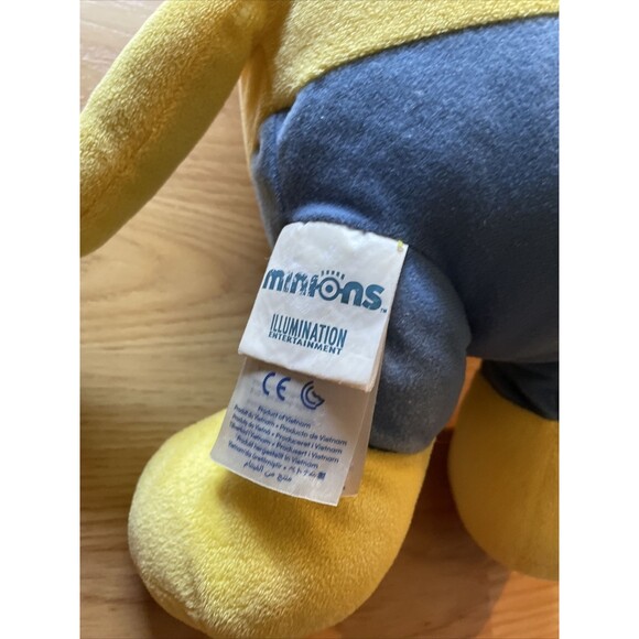 Build A Bear BAB Minion Plush Doll 15" Dispicable Me Stuart - Picture 4 of 6